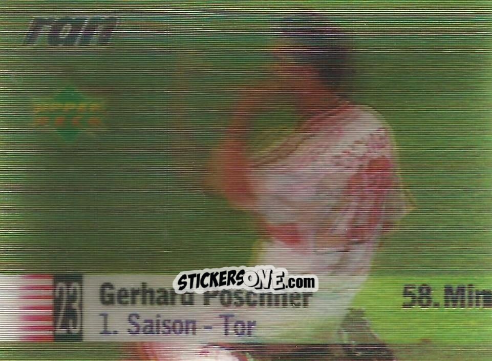 Cromo Gerhard Poschner jubelt - Living Picture Fussball-Bundesliga 1998
 n. 35 - Upper Deck