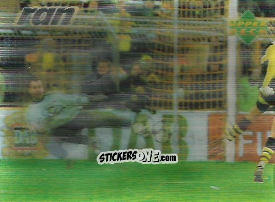 Cromo Herthas Kiraly mit Fussabwehr - Living Picture Fussball-Bundesliga 1998
 n. 17 - Upper Deck