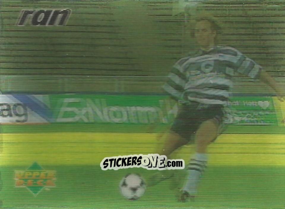 Cromo Herthas van Burik beim Pass - Living Picture Fussball-Bundesliga 1998
 n. 39 - Upper Deck