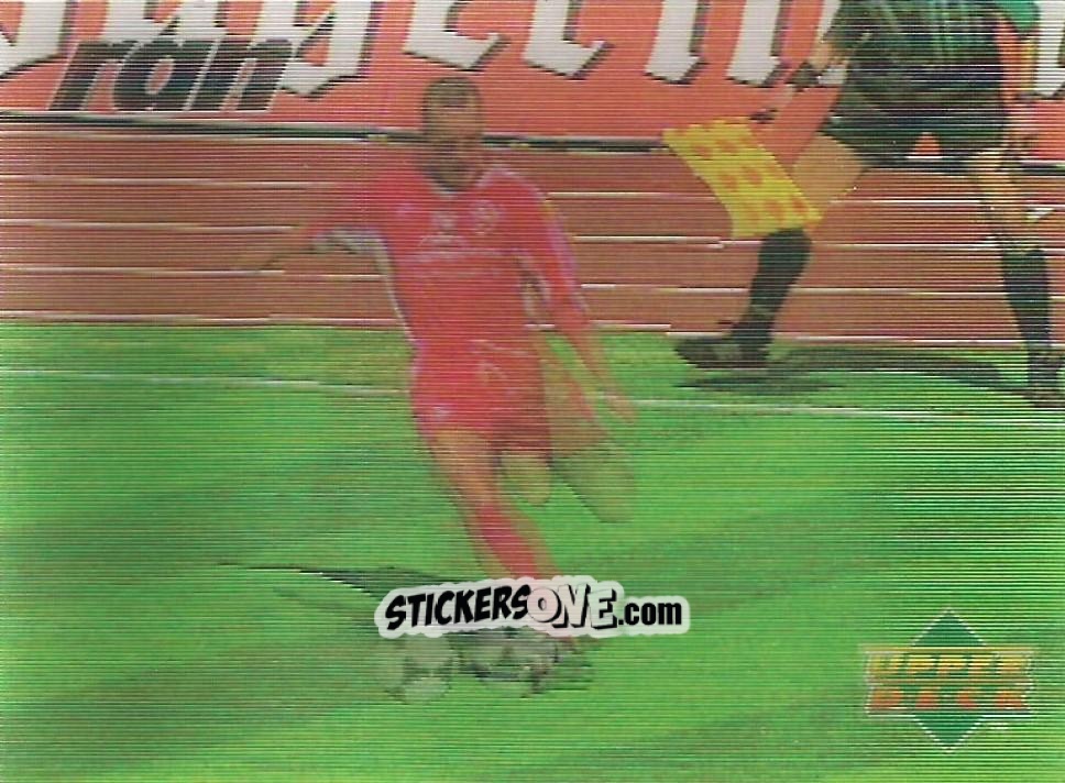 Sticker Martin Wagner mit Flanke - Living Picture Fussball-Bundesliga 1998
 n. 51 - Upper Deck