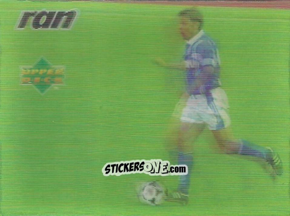 Cromo Schalkes Olaf Thon mit Ball - Living Picture Fussball-Bundesliga 1998
 n. 33 - Upper Deck