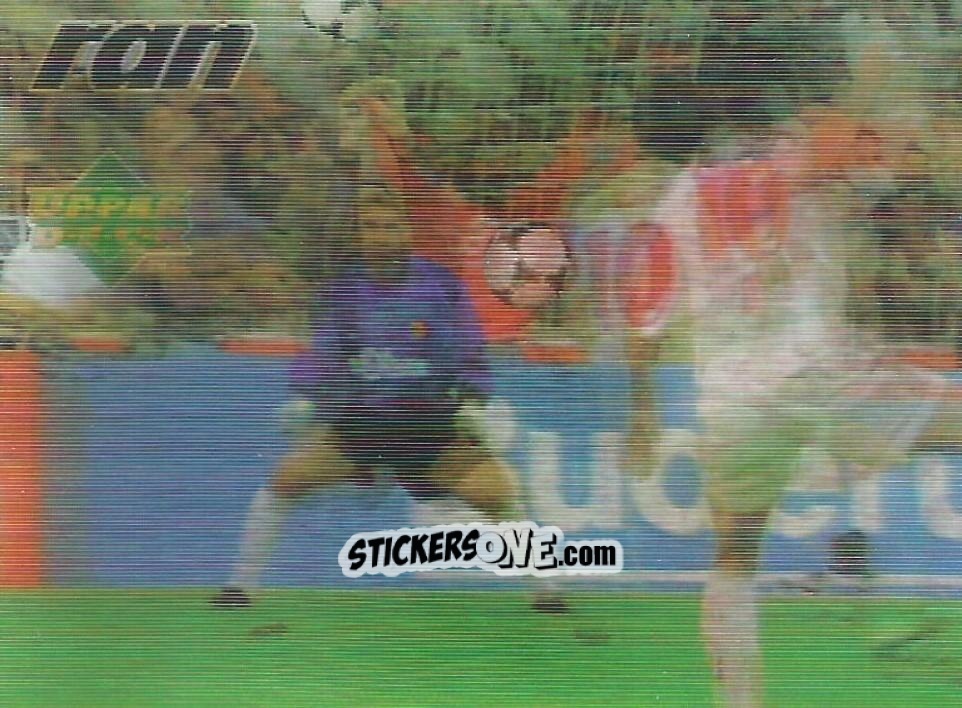 Cromo Stefan Klos mit Parade - Living Picture Fussball-Bundesliga 1998
 n. 52 - Upper Deck
