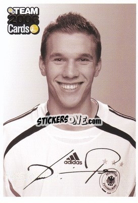 Sticker Lukas Podolski - DFB Team 2006 Cards
 n. 22 - Panini
