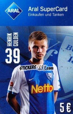 Sticker Henrik Gulden - VfL Bochum 2014-2015
 - Aral