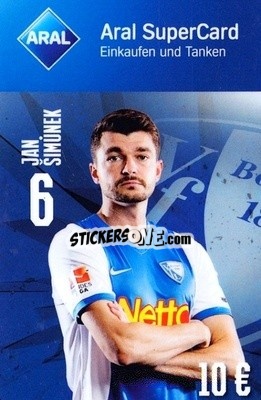Sticker Jan Šimůnek - VfL Bochum 2014-2015
 - Aral