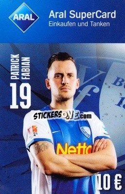Sticker Patrick Fabian - VfL Bochum 2014-2015
 - Aral