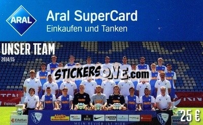 Sticker Team Photo - VfL Bochum 2014-2015
 n. 34 - Aral