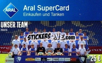 Sticker Team Photo - VfL Bochum 2014-2015
 - Aral