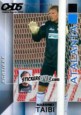 Sticker Massimo Taibi - Calcio Cards 2004-2005 n. 1 - Panini