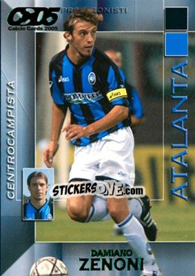 Sticker Damiano Zenoni - Calcio Cards 2004-2005 - Panini