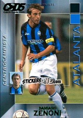 Sticker Damiano Zenoni - Calcio Cards 2004-2005 n. 4 - Panini