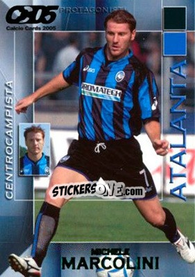 Sticker Michele Marcolini - Calcio Cards 2004-2005 n. 6 - Panini