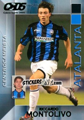 Figurina Riccardo Montolivo - Calcio Cards 2004-2005 n. 7 - Panini