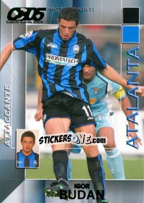 Sticker Igor Budan - Calcio Cards 2004-2005 n. 9 - Panini