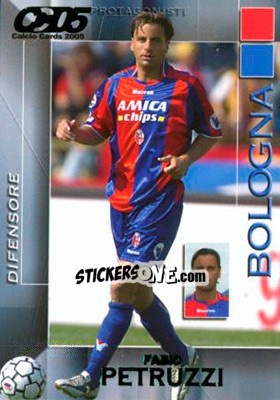 Sticker Fabio Petruzzi - Calcio Cards 2004-2005 n. 12 - Panini