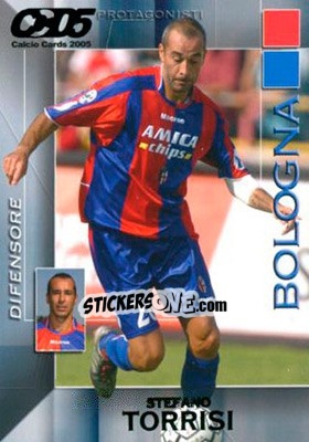 Sticker Stefano Torrisi - Calcio Cards 2004-2005 n. 13 - Panini