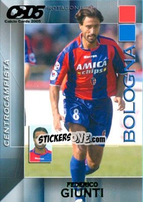 Sticker Federico Giunti - Calcio Cards 2004-2005 - Panini