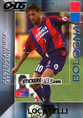 Sticker Tomas Locatelli - Calcio Cards 2004-2005 n. 17 - Panini