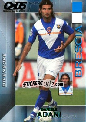 Sticker Daniele Adani - Calcio Cards 2004-2005 n. 20 - Panini