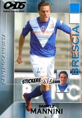 Sticker Daniele Mannini - Calcio Cards 2004-2005 n. 22 - Panini
