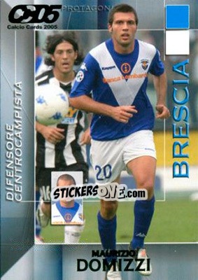 Sticker Maurizio Domizzi - Calcio Cards 2004-2005 n. 25 - Panini