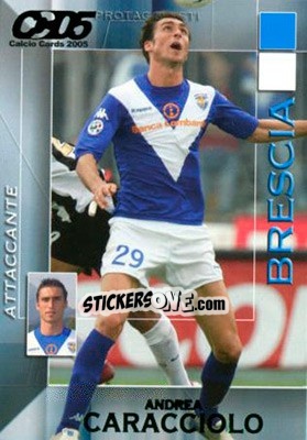 Sticker Andrea Caracciolo - Calcio Cards 2004-2005 n. 27 - Panini