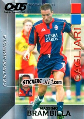 Sticker Massimo Brambilla - Calcio Cards 2004-2005 n. 33 - Panini