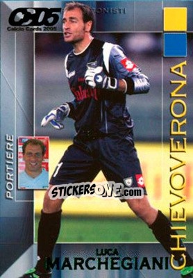 Sticker Luca Marchegiani - Calcio Cards 2004-2005 n. 37 - Panini