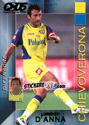 Sticker Lorenzo D'Anna - Calcio Cards 2004-2005 n. 38 - Panini