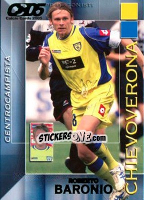 Sticker Roberto Baronio - Calcio Cards 2004-2005 n. 41 - Panini