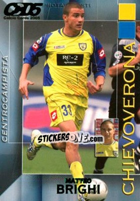 Sticker Matteo Brighi - Calcio Cards 2004-2005 n. 42 - Panini