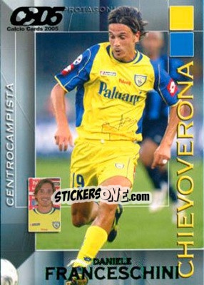 Sticker Danieie Franceschini - Calcio Cards 2004-2005 n. 43 - Panini