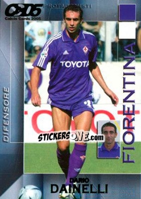 Sticker Dario Dainelli - Calcio Cards 2004-2005 n. 48 - Panini