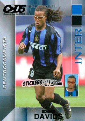 Sticker Edgar Davids - Calcio Cards 2004-2005 - Panini