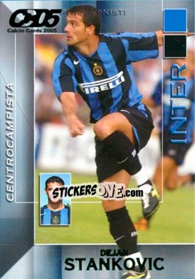 Sticker Dejan Stankovic - Calcio Cards 2004-2005 n. 61 - Panini