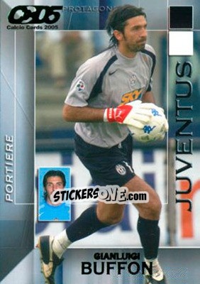 Sticker Gianluigi Buffon - Calcio Cards 2004-2005 n. 64 - Panini