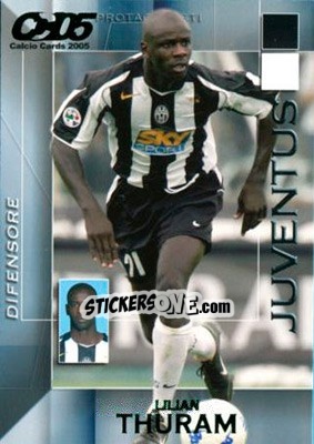 Figurina Lilian Thuram - Calcio Cards 2004-2005 - Panini