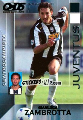 Figurina Gianluca Zambrotta - Calcio Cards 2004-2005 - Panini