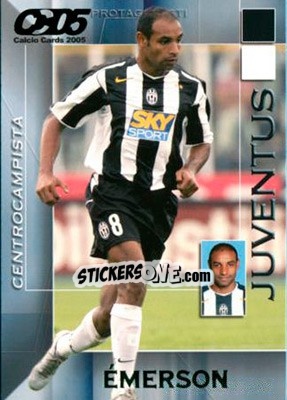 Sticker Emerson - Calcio Cards 2004-2005 n. 68 - Panini