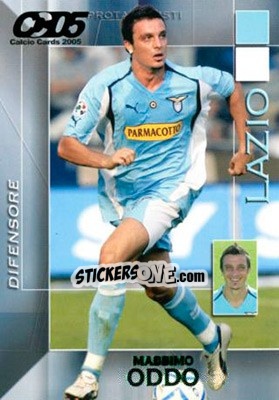 Sticker Massimo Oddo - Calcio Cards 2004-2005 n. 74 - Panini