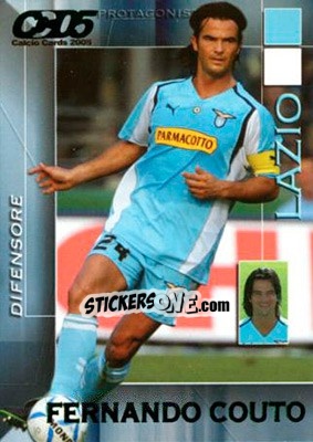 Sticker Fernando Couto - Calcio Cards 2004-2005 n. 75 - Panini