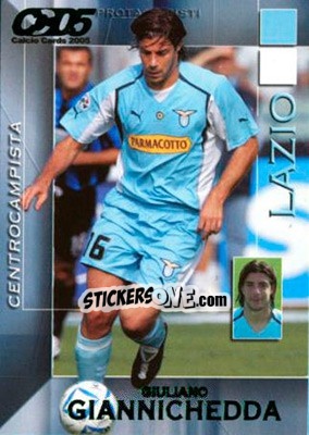 Sticker Giuliano Giannichedda - Calcio Cards 2004-2005 n. 77 - Panini