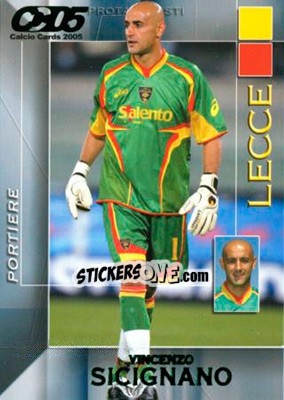 Figurina Vincenzo Sicignano - Calcio Cards 2004-2005 - Panini