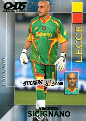 Sticker Vincenzo Sicignano - Calcio Cards 2004-2005 n. 82 - Panini