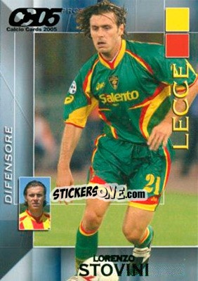 Sticker Lorenzo Stovini - Calcio Cards 2004-2005 n. 84 - Panini