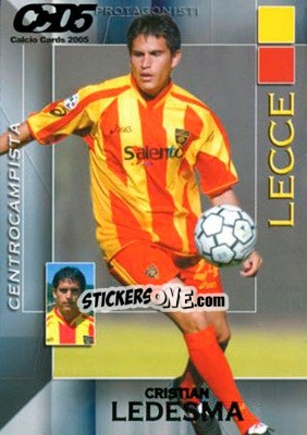 Sticker Cristian Ledesma - Calcio Cards 2004-2005 - Panini