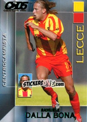 Sticker Samuele Dalla Bona - Calcio Cards 2004-2005 - Panini