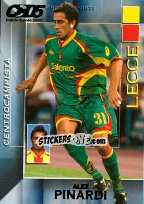 Sticker Alex Pinardi - Calcio Cards 2004-2005 n. 89 - Panini