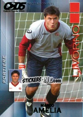 Sticker Marco Amelia - Calcio Cards 2004-2005 n. 91 - Panini