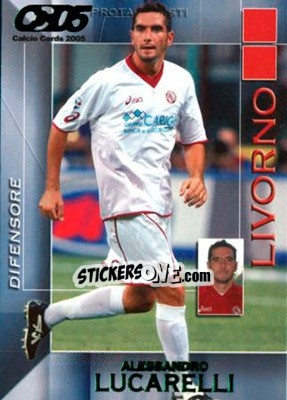 Sticker Alessandro Lucarelli - Calcio Cards 2004-2005 n. 92 - Panini